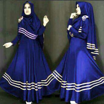 AK-361 Armenia Syarii Blue (busui) +Bergo Jersey Akiko Fashion  