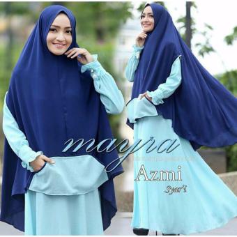 AK - Maxy Azmi Syar'i - Soft Blue Akiko Fashion  