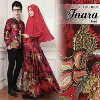 ALB Couple Syari Inara - Red - Couple Suami Istri  