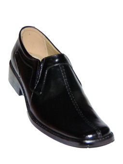 Aldhino Collection Genuine Leather Shoes - Pantofel For Men - Coberto 0276 - Hitam  