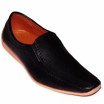 Aldhino Collection Sepatu Flat untuk Pria - 055 - Hitam  