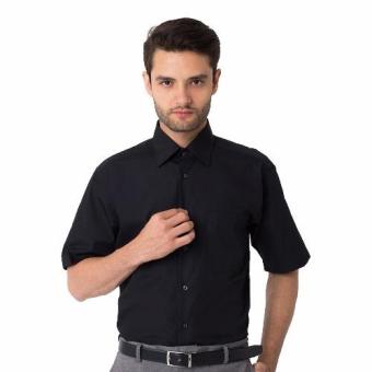 alisan kemeja polos pendek hitam lazada indonesia alisan kemeja polos pendek hitam lazada indonesia