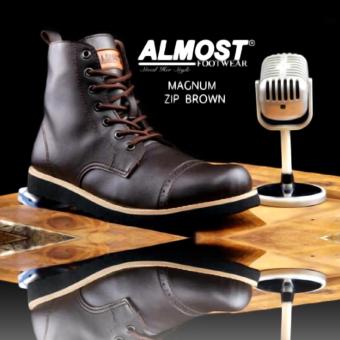 ALMOST FOOTWEAR MAGNUM ZIPPER - BROWN  