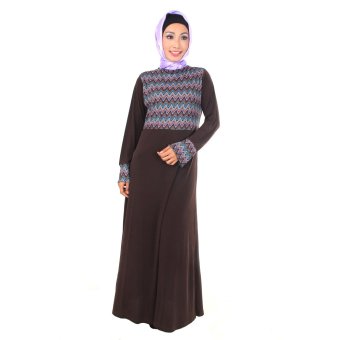 Andzya - Baju Muslim Wanita - 20827-Coklat  