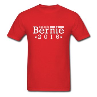 AOSEN FASHION Customize Men's Bernie 2016 T-Shirts Red - intl  