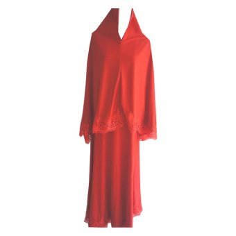 Arlane Glitter Dress Syari Merah  