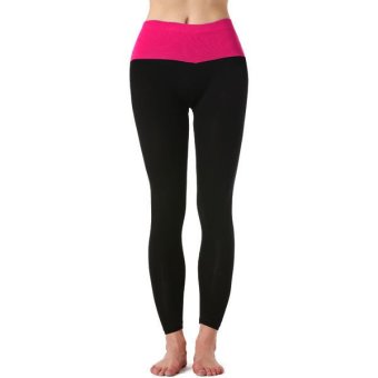 Astar ACEVOG Fashion Women's Casual Slim Sport Yoga Elastic Long Pants(Rose Red)  
