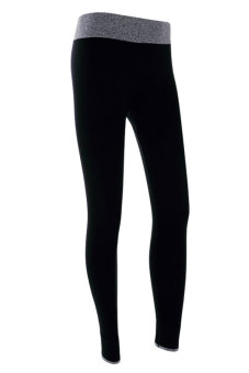 Astar Women's Fashion Elastic Yoga Sports Exercise Fitness Gym Slim Pants Leggings (Black)  