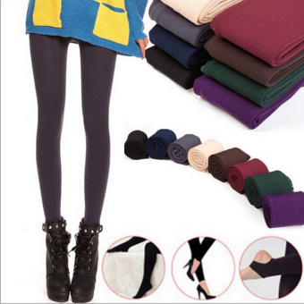 Autumn and winter lady Leggings Three optional(ankle brown) - intl  