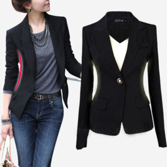 Autumn Outwear Women Slim Casual OL Short Suit Coat Jacket - intl  