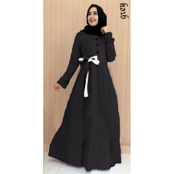 Ayako Fashion Dress Maxi Elena - (Black)  