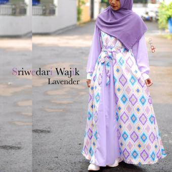 AYUDIA INDONESIA SRIWEDARI WAJIK GAMIS BUSUI LAVENDER  