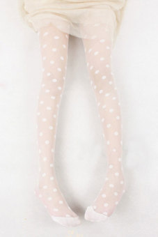 AZONE Dig Dotted Stretch Leggings Pants Tights seamless (White) - intl  