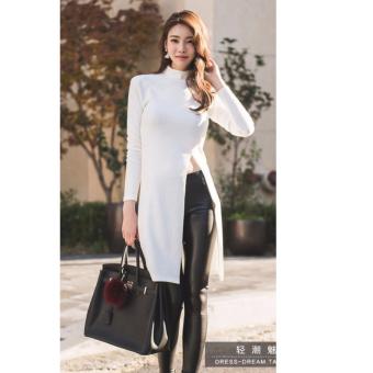 Azure Fashion Vivien Dress - White | Dress Wanita | Baju Wanita  