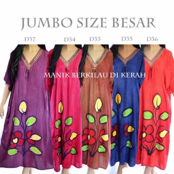 Baju Tidur Daster Batik Jumbo Big Size Rayon XXXL LD34  