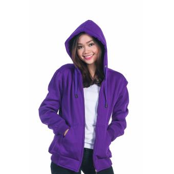 Bajukitaindonesia Jaket Hoodie Zipper Polos UNGUTUA - Pria dan Wanita  