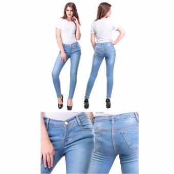 Baraya Fashion - Celana Jeans Wanita Inficlo SIP 811  