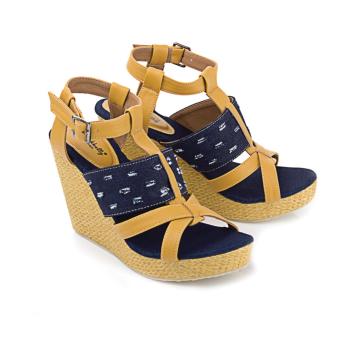 Baraya fashion- Sepatu Sandal Wedges Tali Wanita New Model 2017LLA 871  
