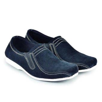 Baraya Fashion - Spatu Sneakers Pria casual - Java seven RDW 728 Hitam  