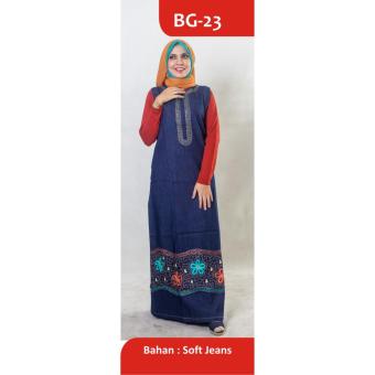 Believe AG-23 Baju Muslim Baju Hijab Baju Muslim Modern Wanita Baju Muslim Gamis Dress Kaos Soft Jeans  