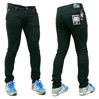 [Best Seller]FG Cejana Jeans DC Skinny Pria - Hitam  