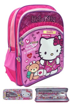 bgc hello renda import high quality 3 kantung tas ransel anak sekolah sd kotak pensil bgc hello renda import high quality 3 kantung tas ransel anak sekolah sd kotak pensil