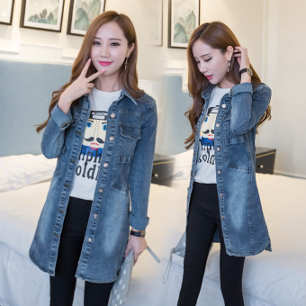 Bigcat Denim jacket Korean Slim women's coat BF windbreaker - intl  