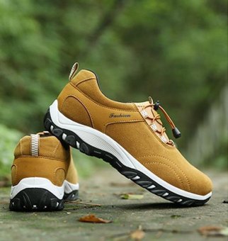 BIGCAT new fashion sneakers sports shoes casual shoes breathable shoes with color yellow - intl  