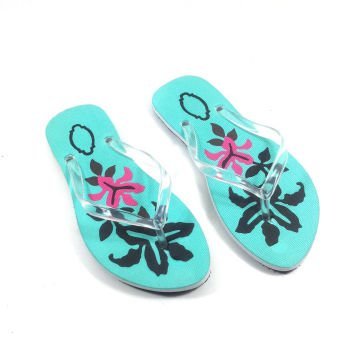 BinAli Sandal Wanita FlipFlop Original Cutting Mode Bunga - Hijau Toska  