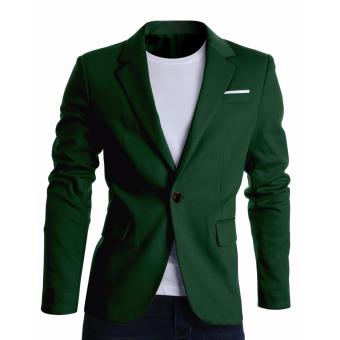 Blazer Pria Casual Green - Model Slimfit  