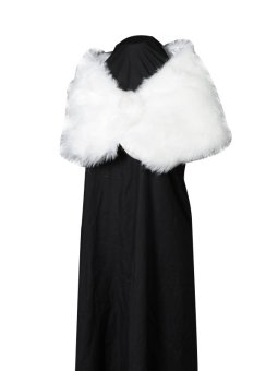 BolehDeals Faux Fur Special Occasion Shawl Style 006  