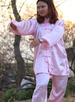 Breathable Taichi Kungfu Suit(Pink) (Intl)  