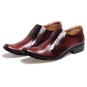 Bsm soga BDR 146 Sepatu Formal/Pantofel Pria-Kulit-bagus terbaru 2017 (Cokelat)  