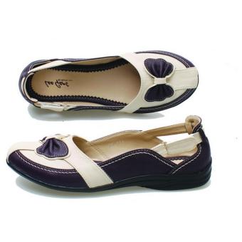 Bsm soga BRB 902 Sepatu Flat Casual Wanita-Sintetis-lucu dan modis (Cream)  