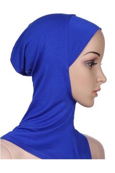 Buytra Women Muslim Caps Cotton Full Cover Blue  