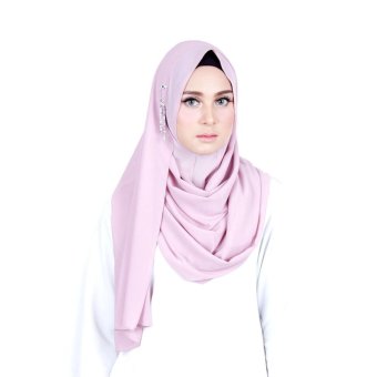 Cantik Kerudung Sheefa Glamour Instant – Dusty Pink  