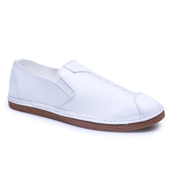 Casual Shoes, British Men's Shoes,Young Wild Peas Shoes, Lazy Shoes(white) - intl  