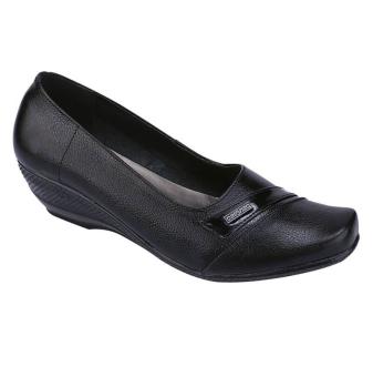 Catenzo |Jual Sepatu Formal Wanita - US 036 | Bahan : LEATHER | Warna : HITAM  