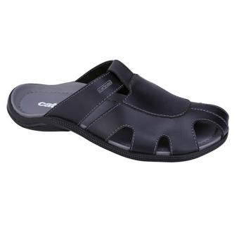 Catenzo |Jual Sepatu Sandal Pria - CS 923 | Bahan : LEATHER | Warna : HITAM  
