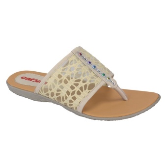 Catenzo Sandal Teplek Zika RM 016 - Krem  