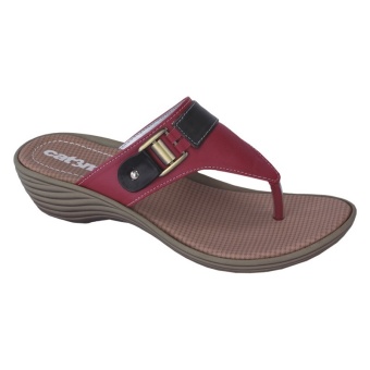 Catenzo Sandal Wedges Schiferl LD 066 - Merah  