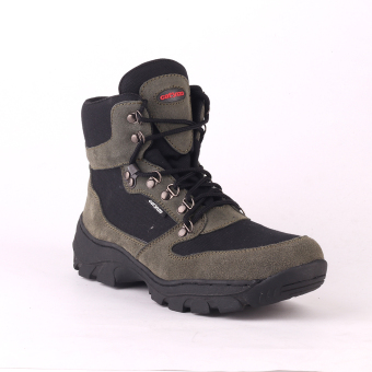 Catenzo Sepatu Boot Gunung Fremont Kulit RR 002 - Oliv  