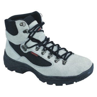 Catenzo Sepatu Boots Adventure Robin Fogg Kulit RR 003 - Abu  