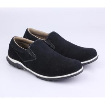 Catenzo Sepatu Casual / Slip-on Pria MRx749 Black Calm  