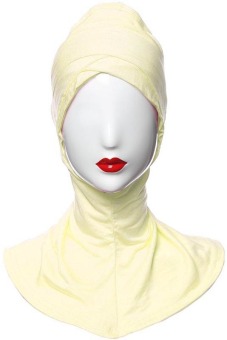 CatWalk Cotton Muslim Inner Hijab Islamic Full Cover Hat Underscarf One Size (Blue) - intl  