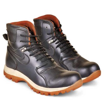 Cbr Six Joc 212 Sepatu Tracking/Safety Boots Pria-Sintetis-Keren Kuat ( Hitam )  