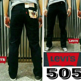 Celana Jeans Levi's Black Regullar Fitt Size 31  