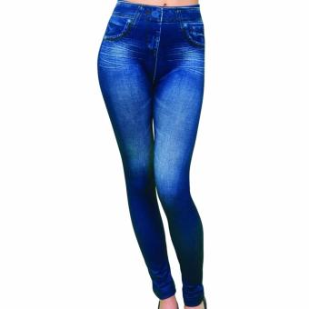Celana Jeans Pelangsing Wanita,Slim N Lift - BIRU  