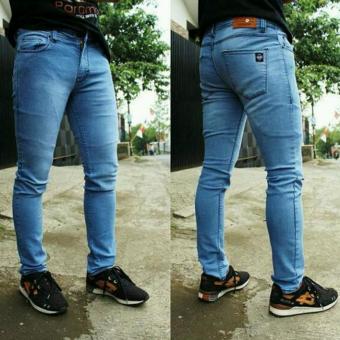 Celana Nakent Jeans Skinny Bioblitz (biru muda) Melar Murah Memuaskan (3M)  