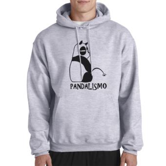 Clothing Online Hoodie Panda Lismo - Abu-abu  